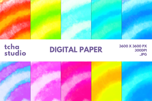 Abstract Watercolor Digital Papers 9: A Strategic Tool for Creative and Business Applications
