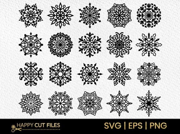 Christmas Snowflake Svg Bundle Clipart: Strategic Use for Creative and Commercial Projects