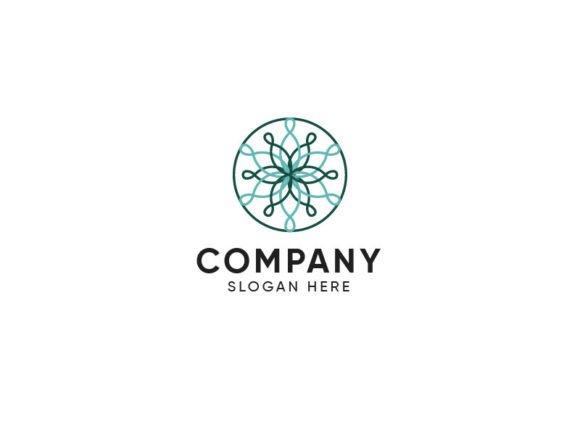 Flower Abstract Monoline Logo Design for Modern Brands