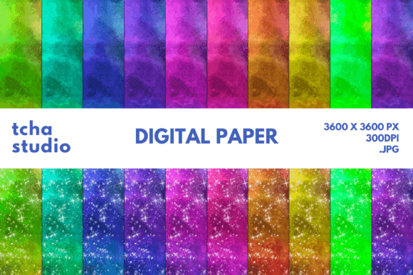 Galaxy Space Nebula Digital Papers 3: A Versatile Resource for Creative and Business Projects