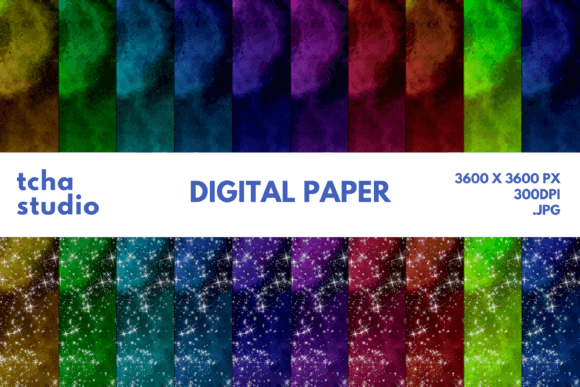 Galaxy Space Nebula Digital Papers 4: A Versatile Resource for Creative and Business Needs