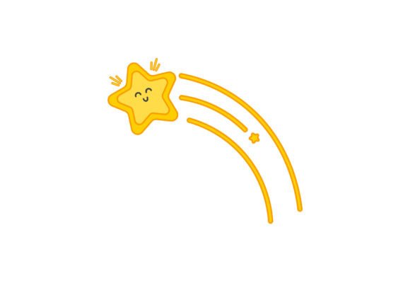 Shooting Star Illustration Art