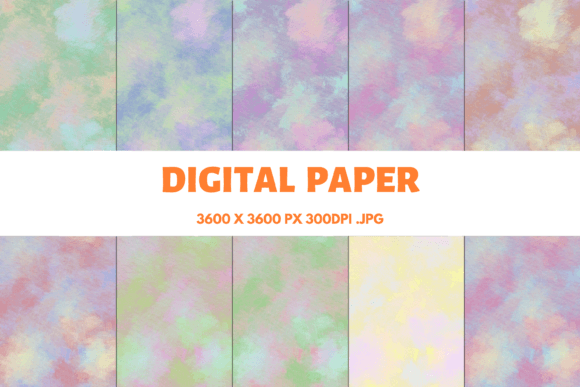 Watercolor Texture Digital Papers 1: A Versatile Tool for Creative Projects